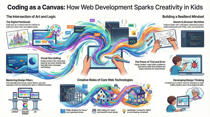 How Web Development Helps Kids Improve Creativity And Design Sense