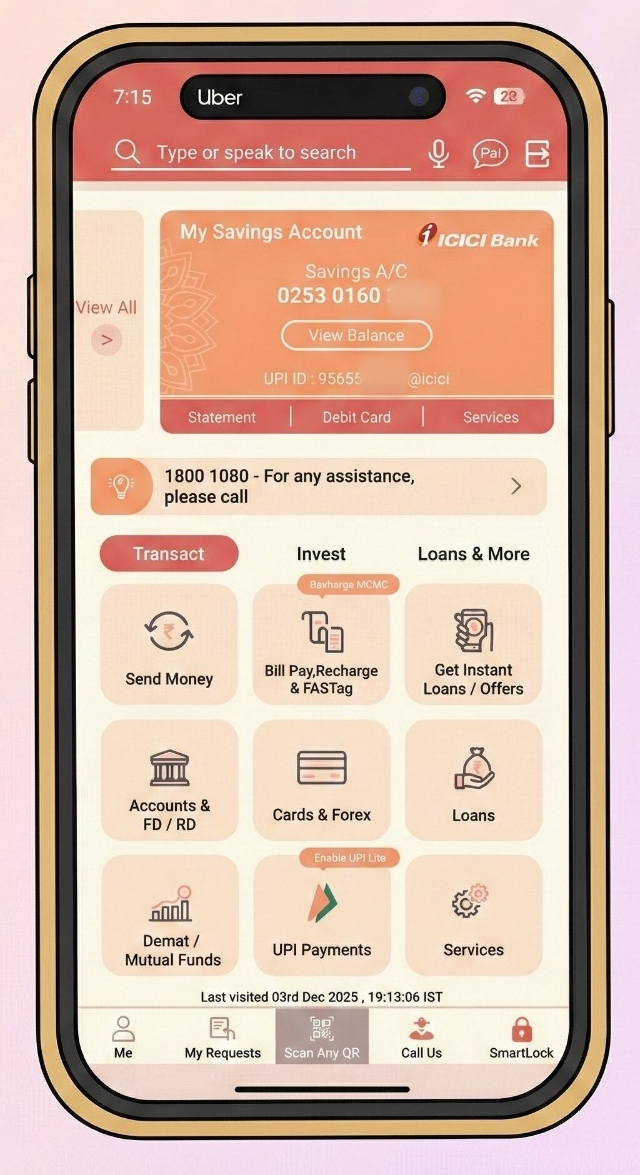 Step 1 - Home Screen