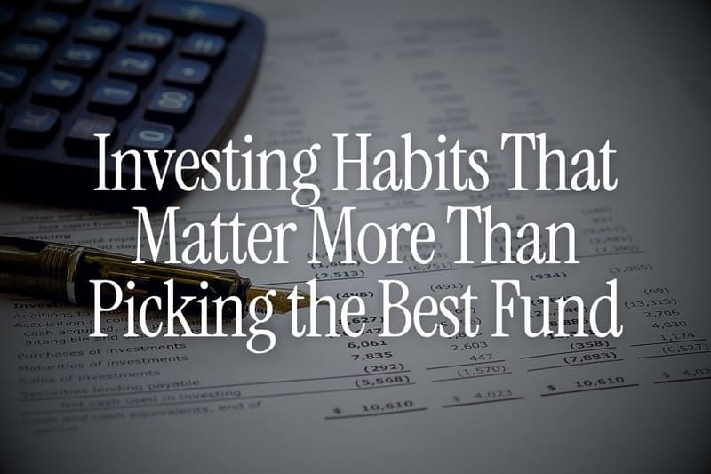 10 Investing Habits That Matter More Than Picking the Best Fund