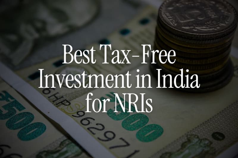 Best Tax-Free Investment in India for NRIs