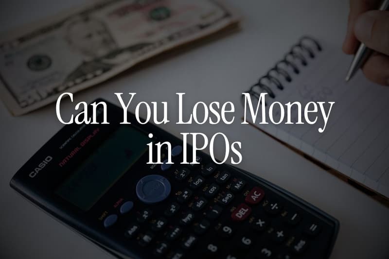 Can You Lose Money in IPOs