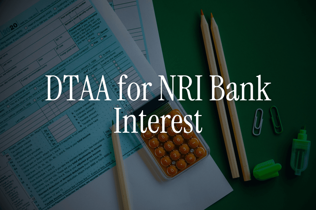 DTAA for NRI Bank Interest