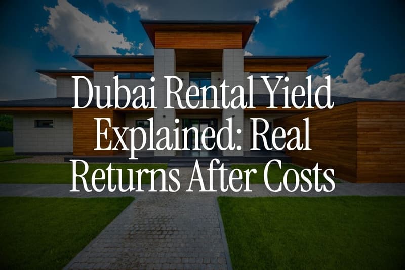 Dubai Rental Yield Explained: Real Returns After Costs