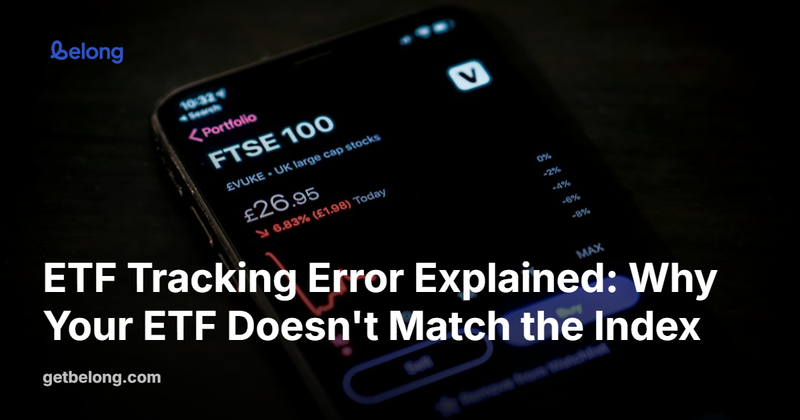 ETF Tracking Error Explained: Why Your ETF Doesn't Match the Index