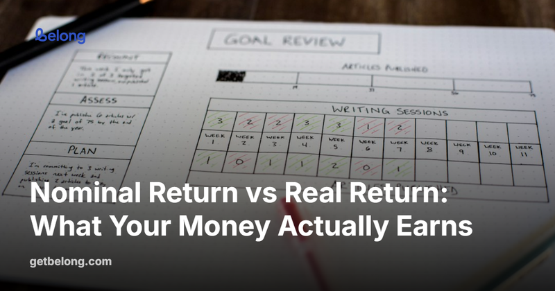 Nominal Return vs Real Return: What Your Money Actually Earns