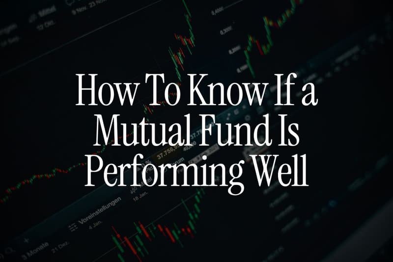 How Do I Know If a Mutual Fund Is Performing Well