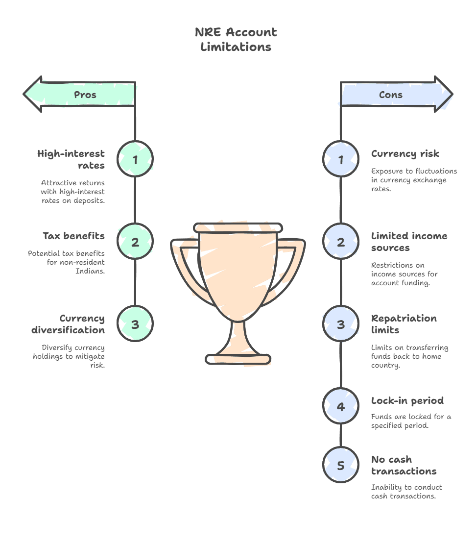 LImitations of NRE Accounts