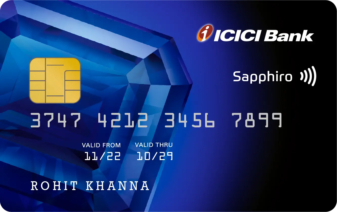 icici sapphiro credit card