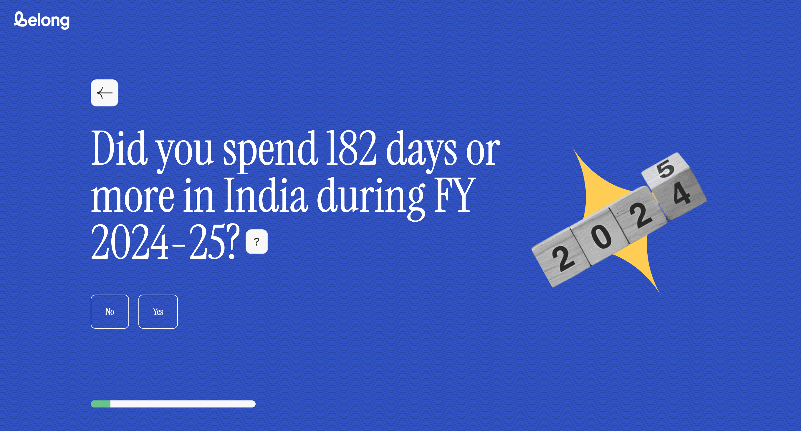 Belong's Resident Status Tool Form