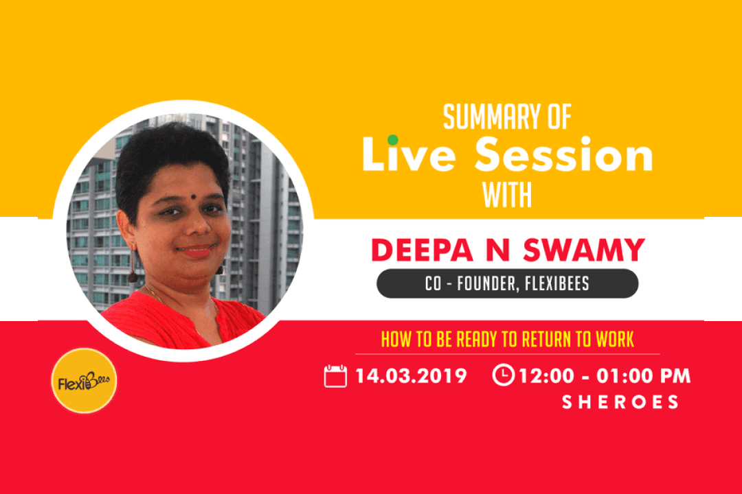 Summary of Live Session on 'How to be Ready to Return to Work'