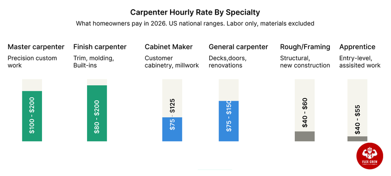 Average Carpenter Cost | flexcrewusa.com