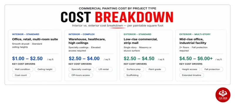 Commercial Painting Cost Estimate | flexcrewusa.com