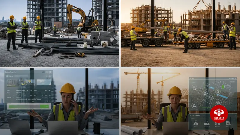 Crew Availability Planning for Multi-Site Projects