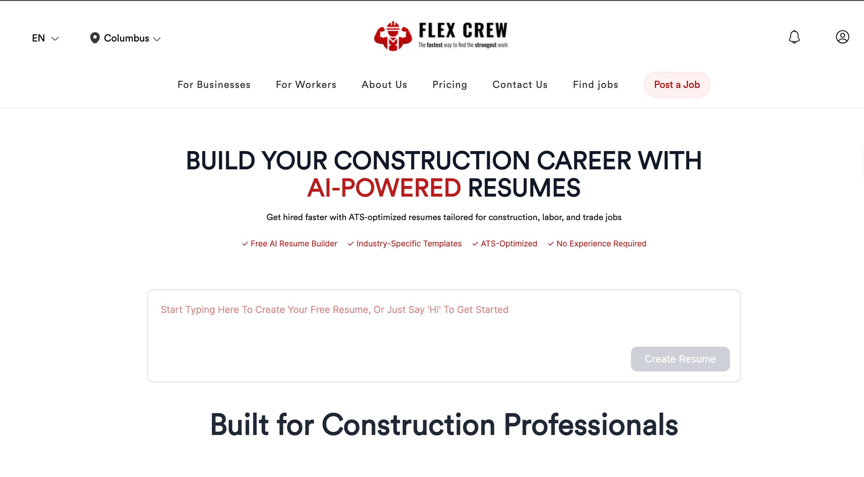 https://flexcrewusa.com/ai-resume-builder