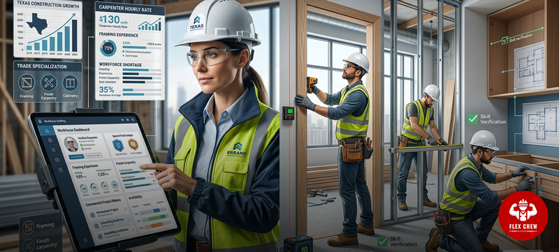 Hire Carpenter Texas | flexcrewusa.com
