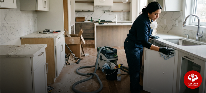 How much does post construction cleaning cost | flexcrewusa.com