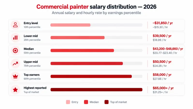 How much does a commercial painter make | flexcrewusa.com