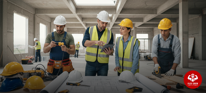 Project Based Hiring Construction | flexcrewusa.com