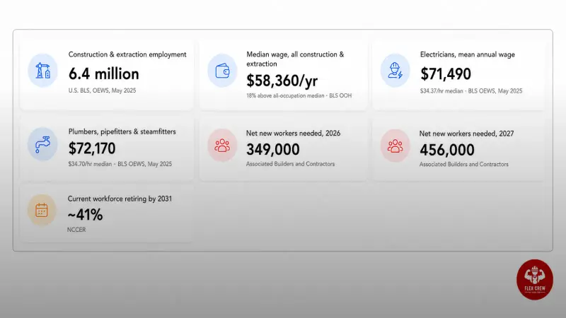Skilled vs unskilled construction labor | flexcrewusa.com