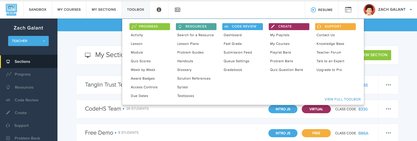 What happened in 2017 at CodeHS?