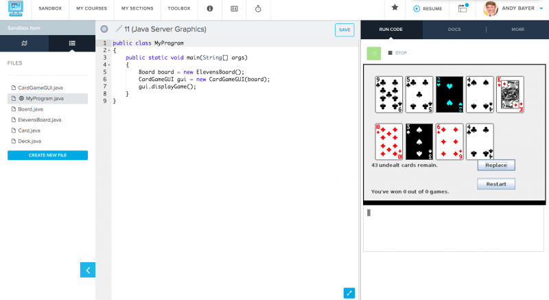Introducing a New CodeHS AP CS A Course