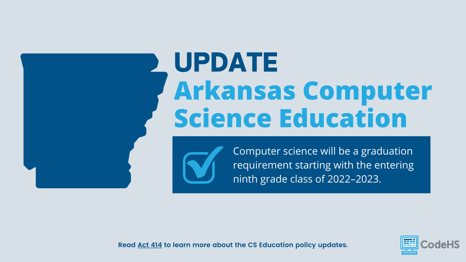 New Computer Science Graduation Requirement in Arkansas
