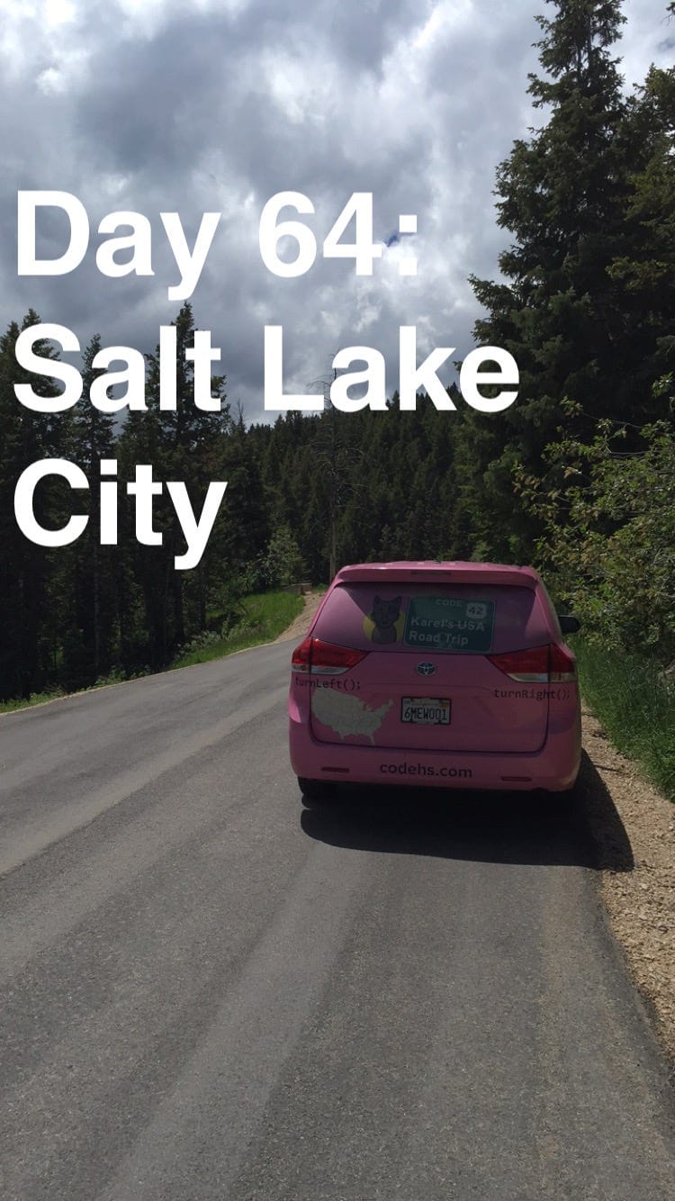 Day 64 // 6/8/2015 // Salt Lake City, Utah → Boise, Idaho