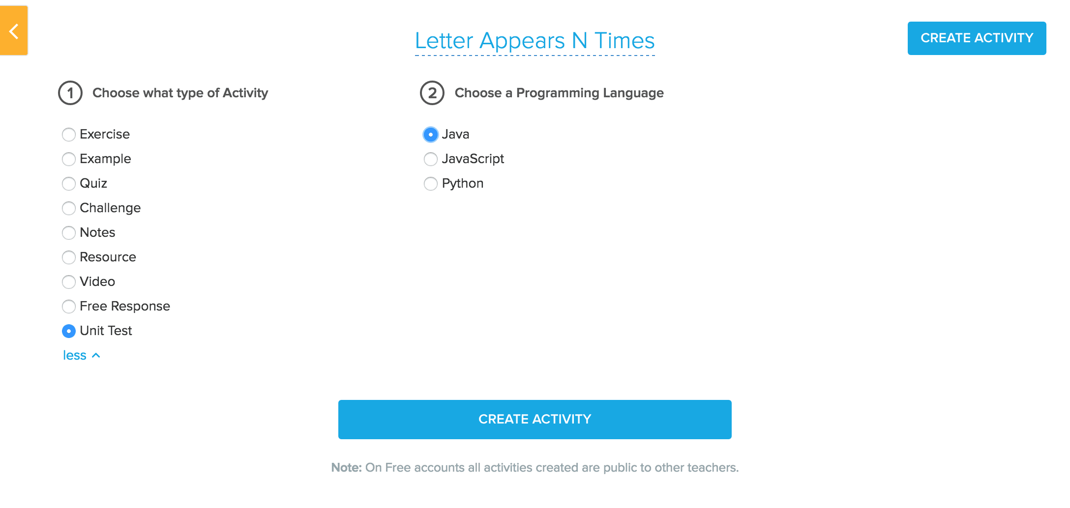 How to Write a Unit Test Problem on CodeHS