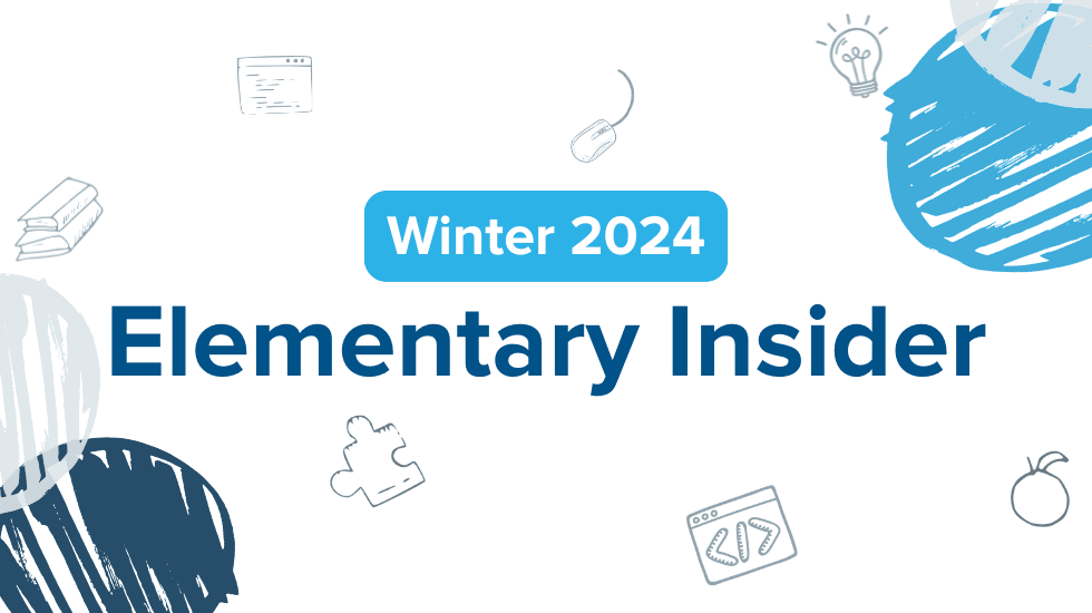 Your Winter 2024 CodeHS Elementary Insider 🐿️