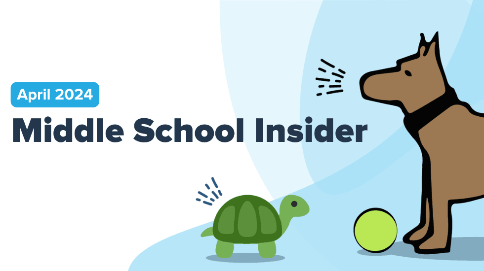 CodeHS Middle School Insider: CodeHS Project Catalog, Digital Wellness Tip, and more!