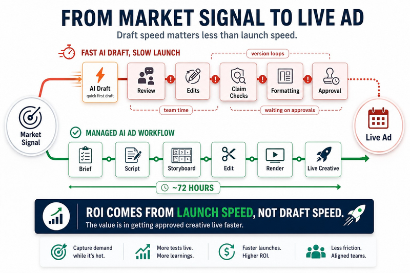 The ROI Metric Most Teams Miss: Time From Idea To Live Ad