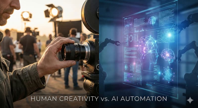 human creativity vs AI automation