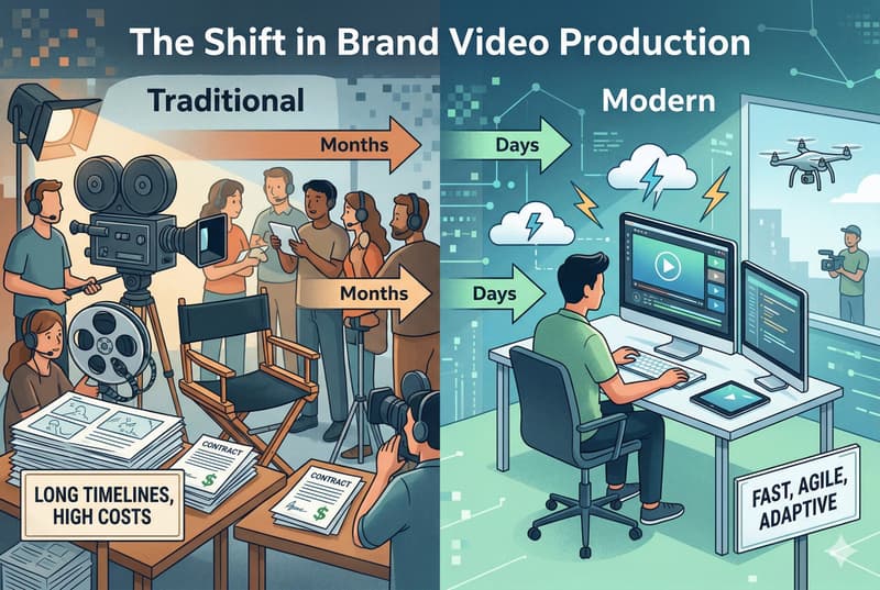 the shift in brand video production