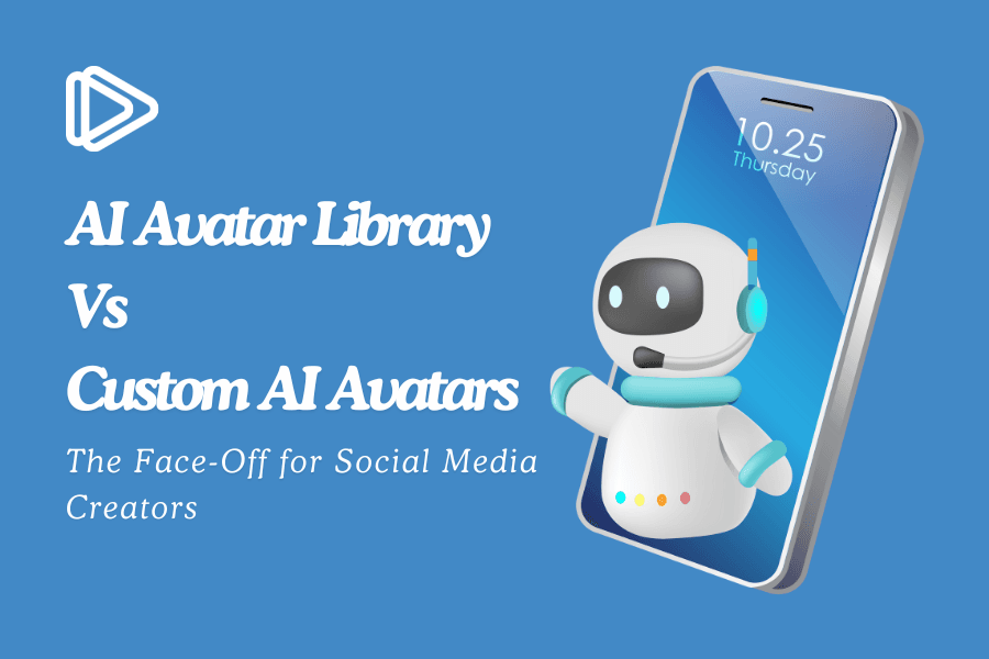 AI Avatar Library vs. Custom AI Avatars for Social Media Videos and Reels: Which is Right for You?