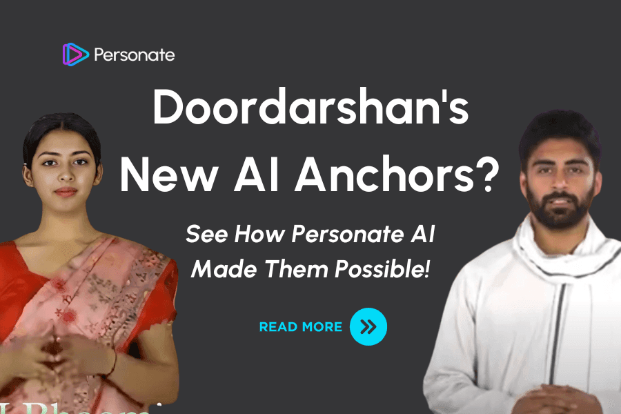 What Are AI Krish and AI Bhoomi? Learn How Personate AI Powers Doordarshan’s Virtual Anchors