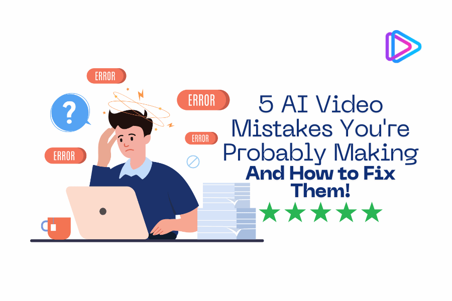 5 Common Mistakes Beginners Make When Using AI for Video Creation