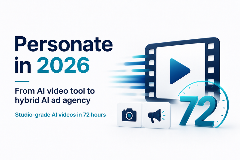 How and Why Did Personate  Become an AI Ad Agency in 2026
