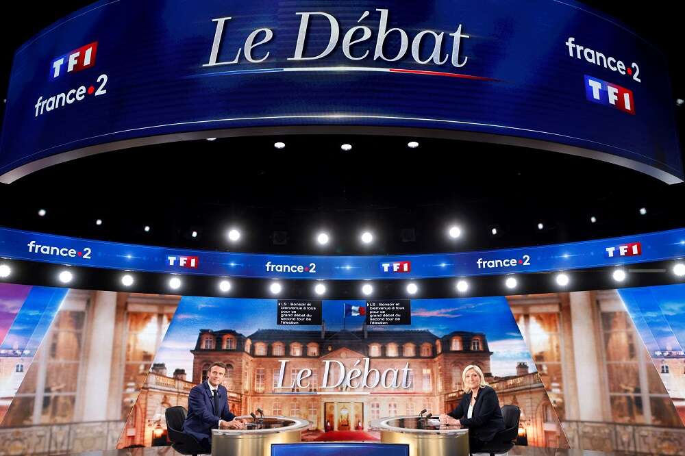 Macron, Le Pen clash over cost of living in French election debate