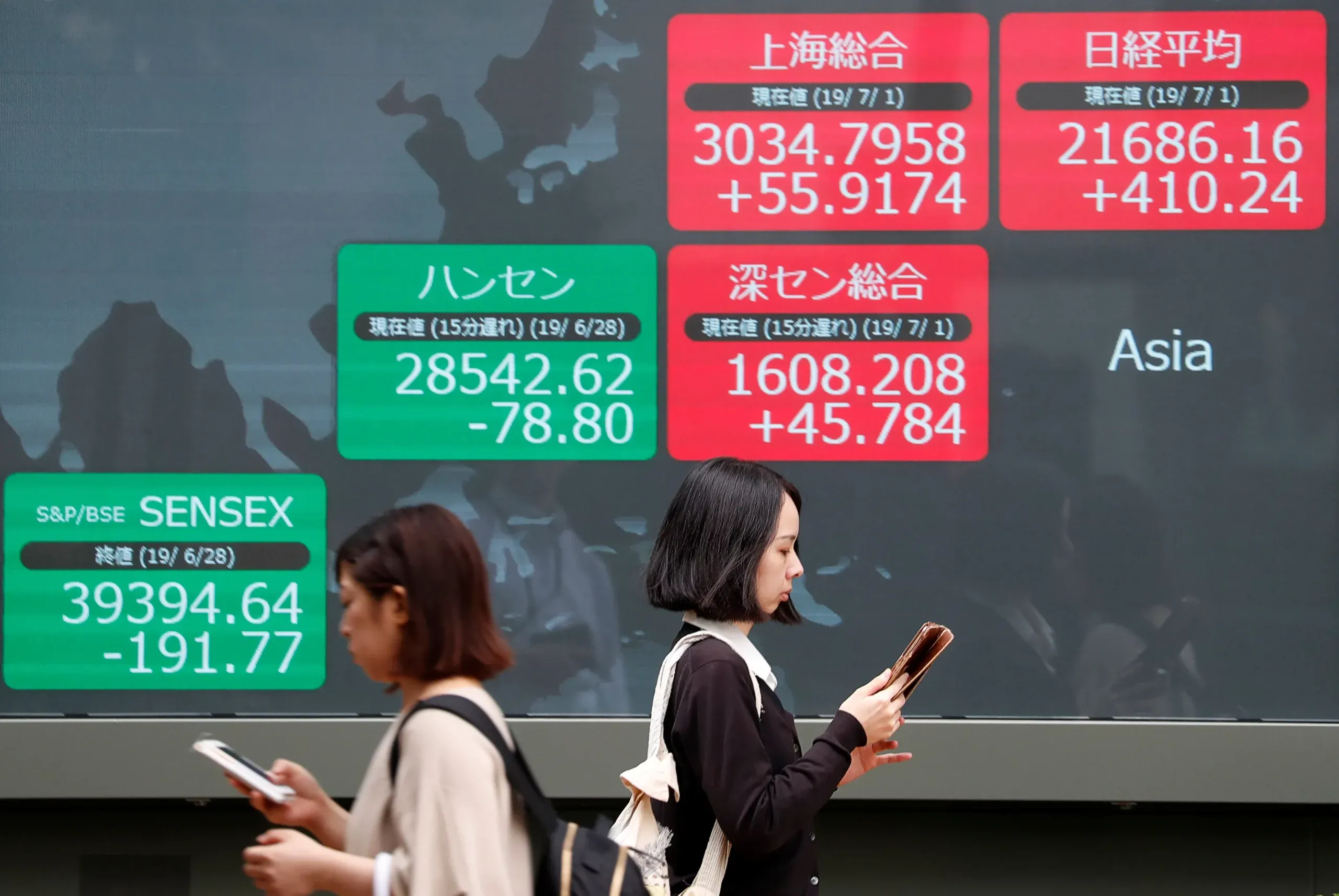 Asian shares ease as early rate cut bets fizzle, focus on Fed minutes