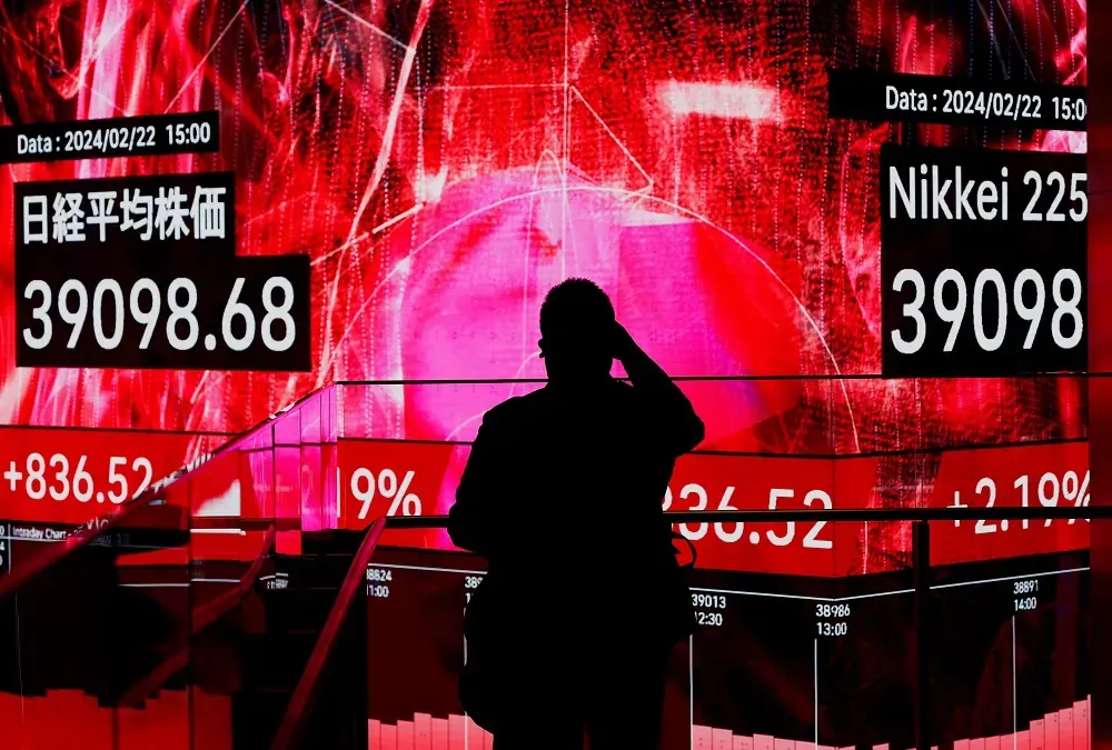 World shares rest near record highs ahead of US inflation data