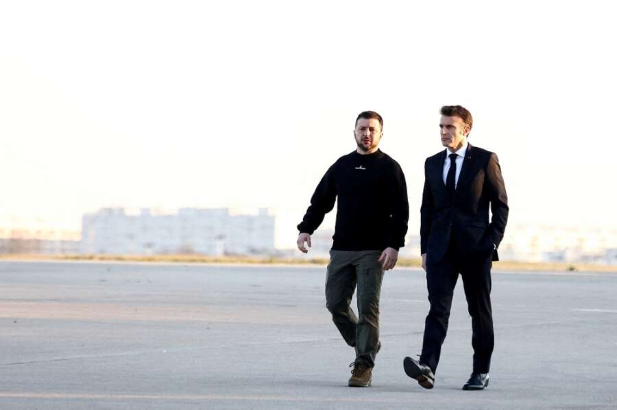 France’s Macron awards Legion of Honour to Ukraine’s Zelenskiy