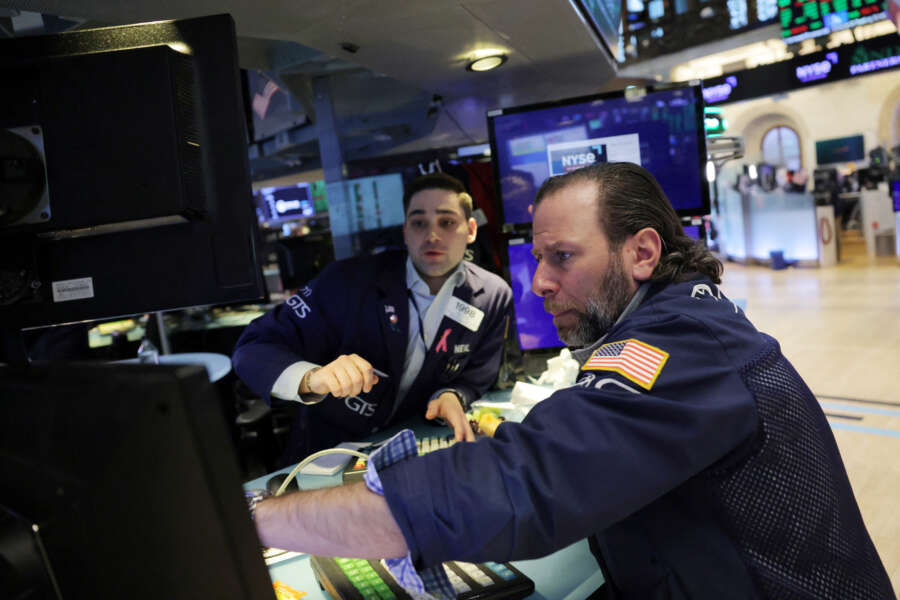 Stocks, yields fall; data suggests U.S. economy cooling