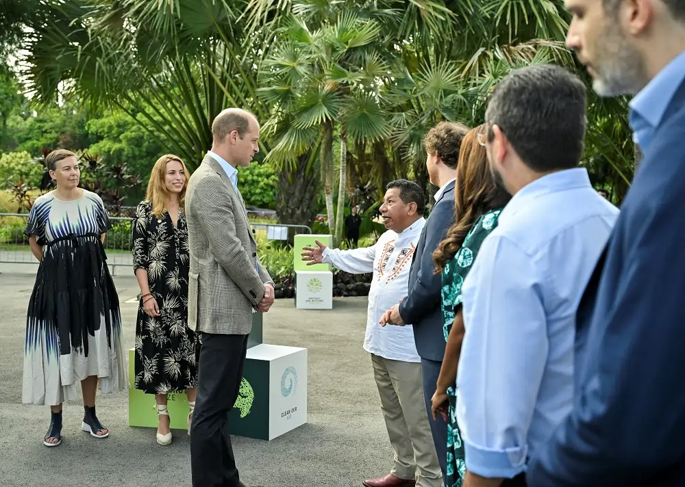 Britain’s Prince visits Singapore for Earthshot environmental prize