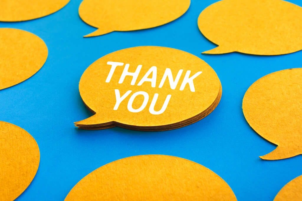 Creative ways to say thank you