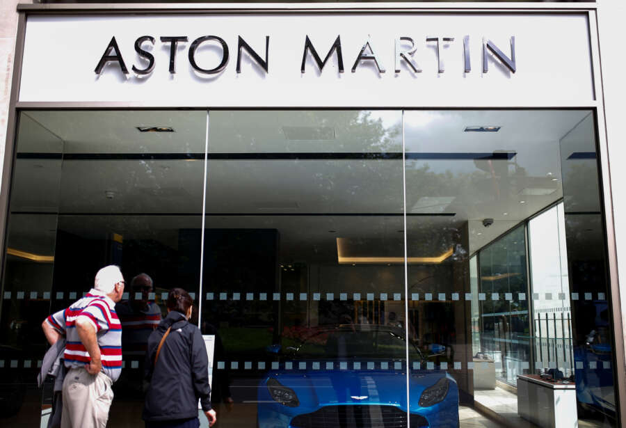 Aston Martin’s first SUV helps push up sales by more than 200%