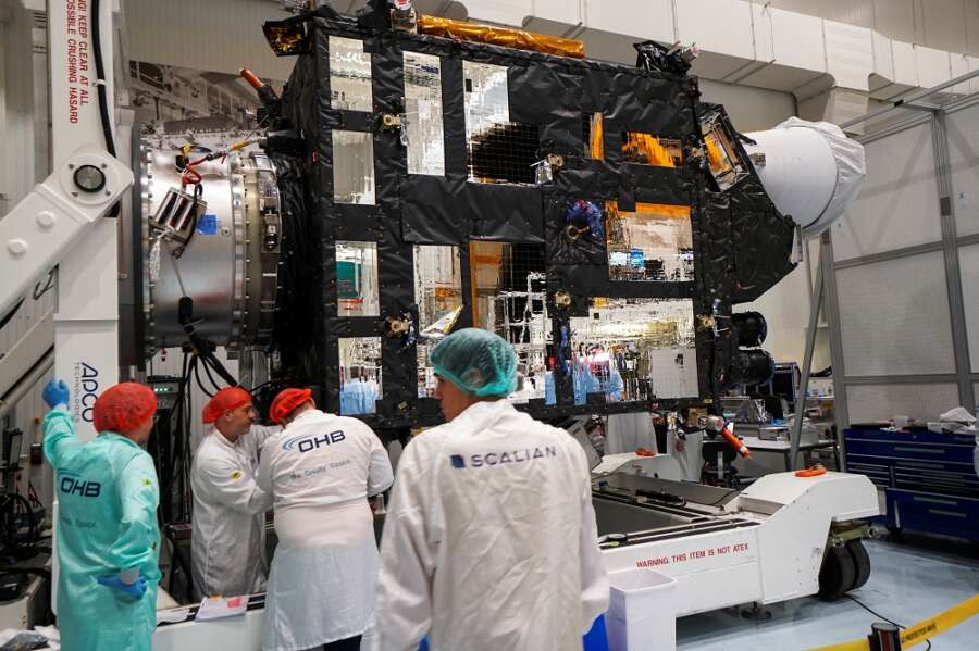 Europe unveils hi-tech satellite to speed up extreme weather warnings