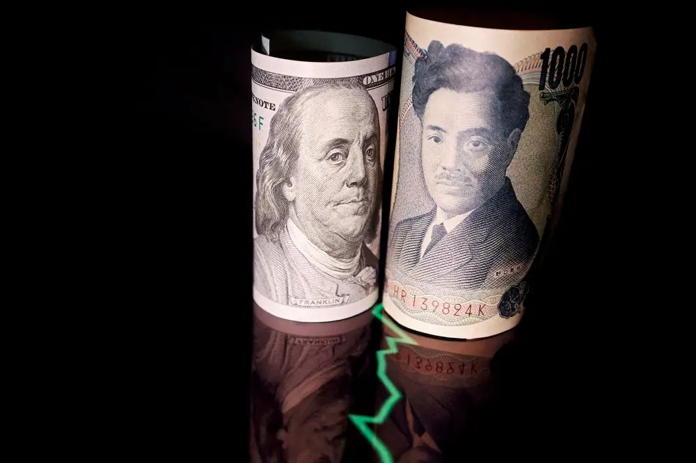 Dollar firmer on higher U.S. inflation; yen sinks vs euro, US currency