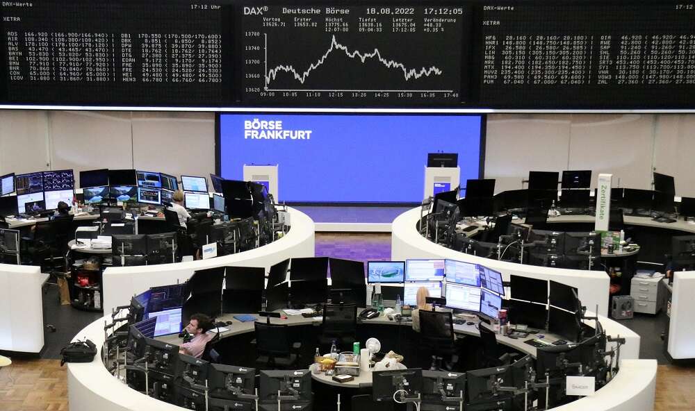 European shares trip on recession fears as German producer prices surge