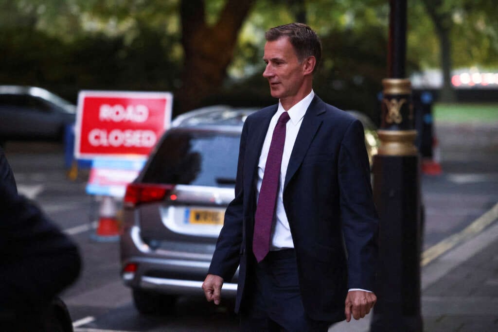 UK finance minister Hunt to make statement at 1000 GMT – source