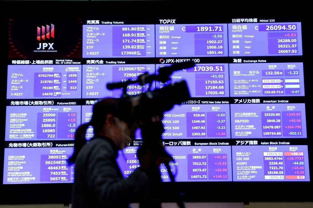 Global shares slide, dollar gains as rates rise on strong data